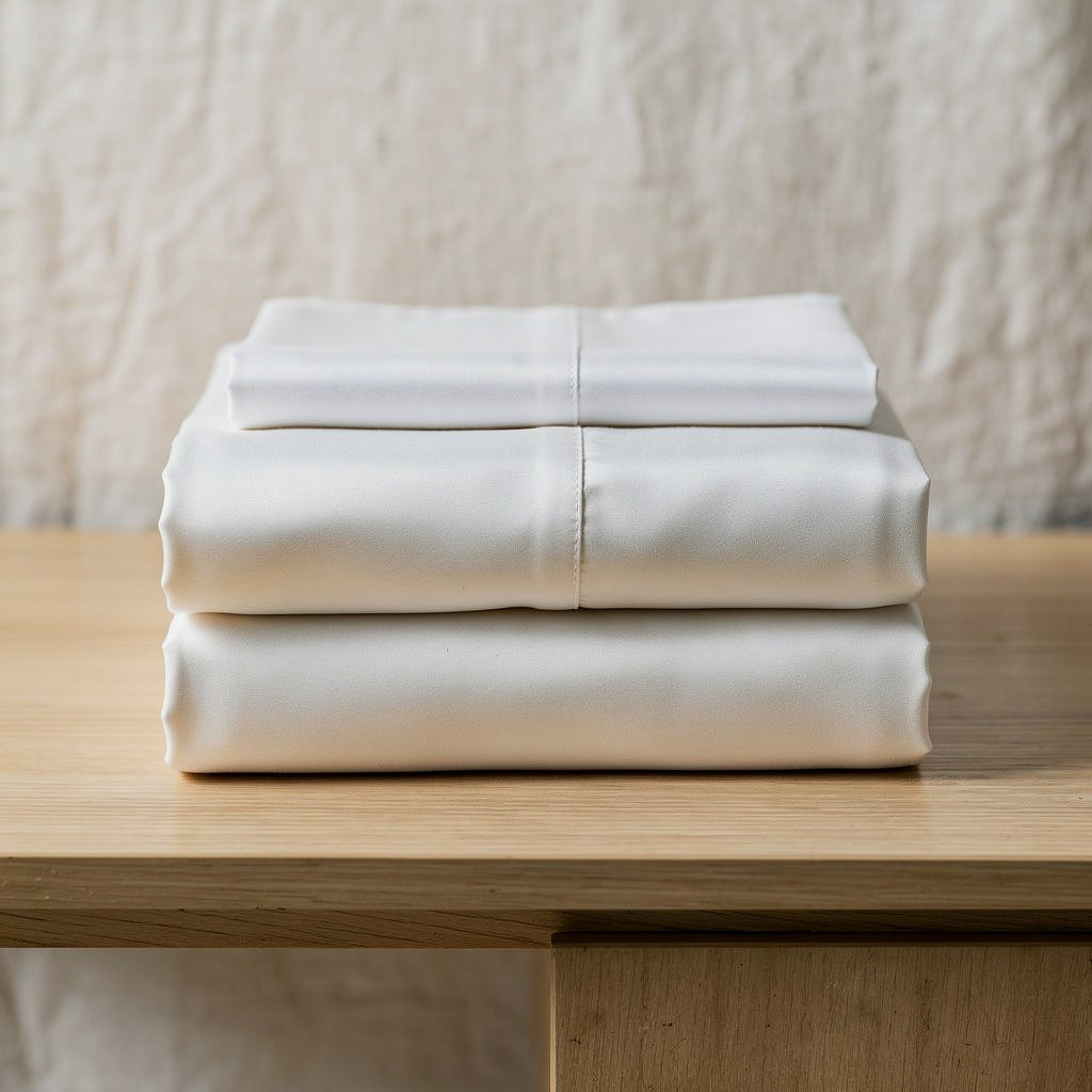 Organic Cotton Sateen Pillowcase Set